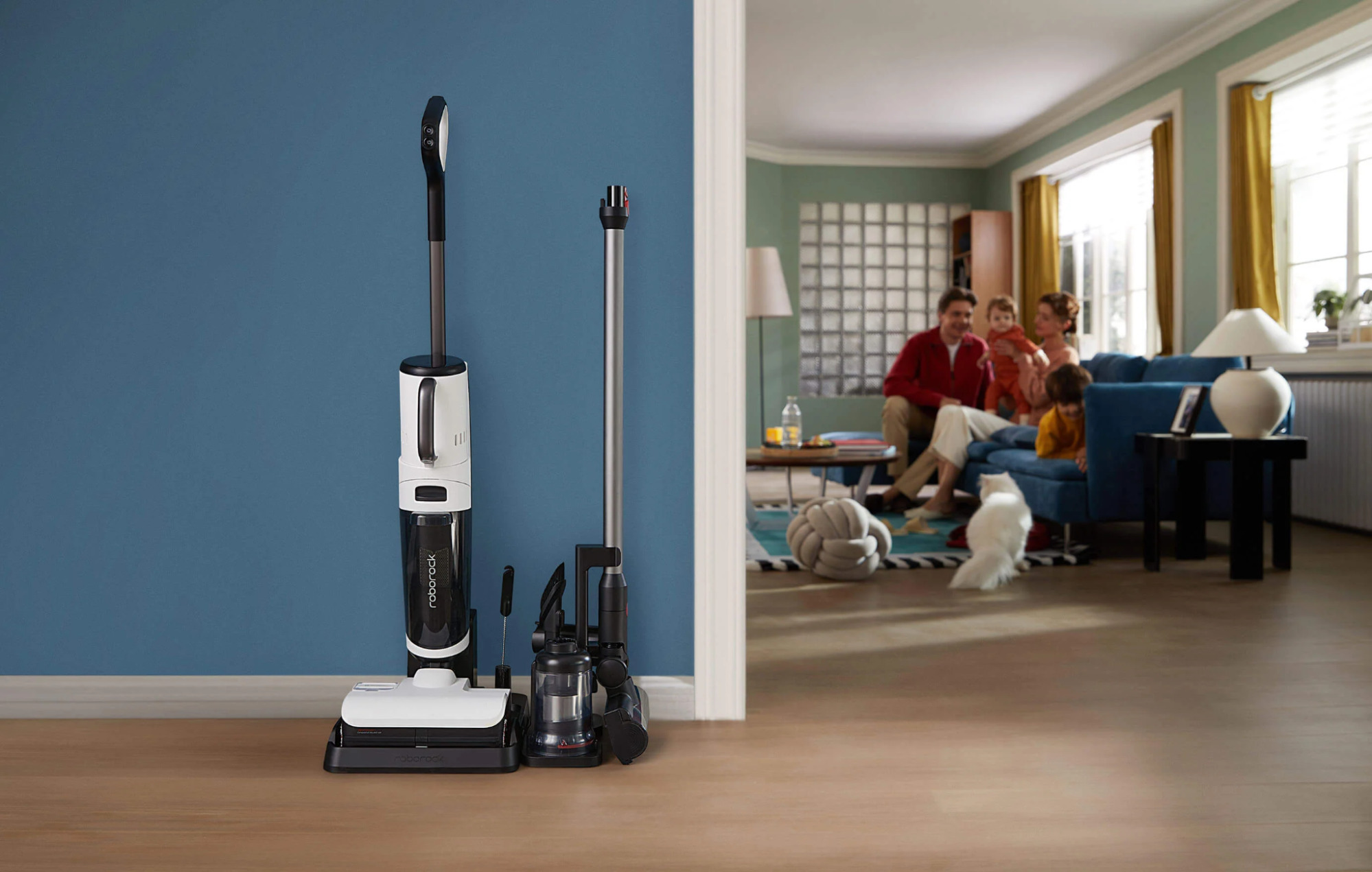 Беспроводной вертикальный пылесос Roborock Dyad Pro Combo