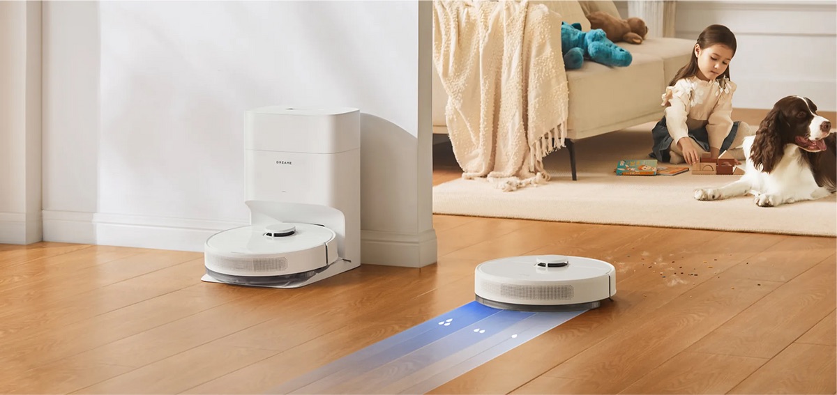 уборка дома роботом-пылесосом от Dreame