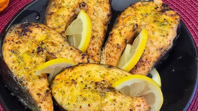 рыба, приготовленная в аэрогриле