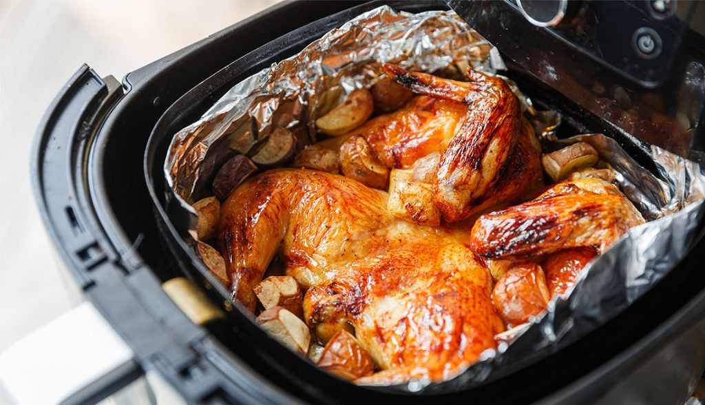 курица, приготовленная в аэрогриле