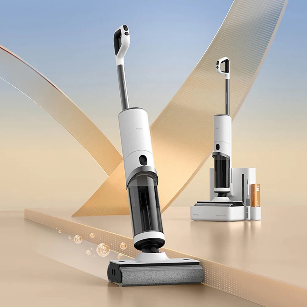 моющий вертикальный пылесос Deerma DEM-VX910W