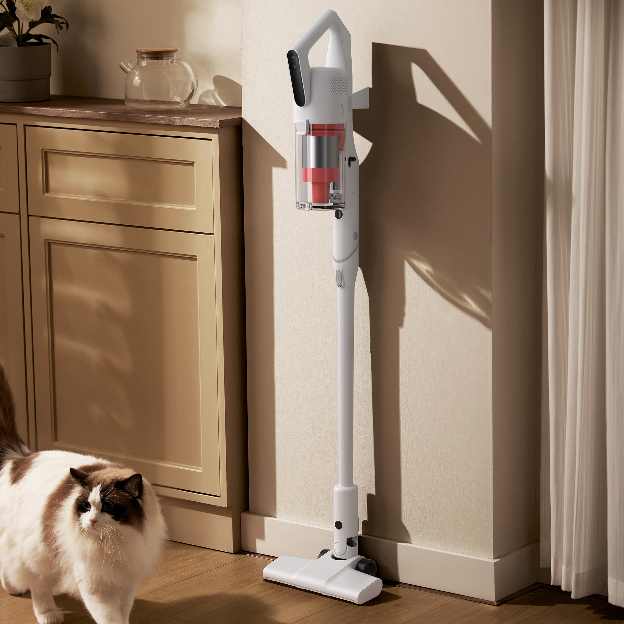 моющий вертикальный пылесос Deerma DEM-T20W