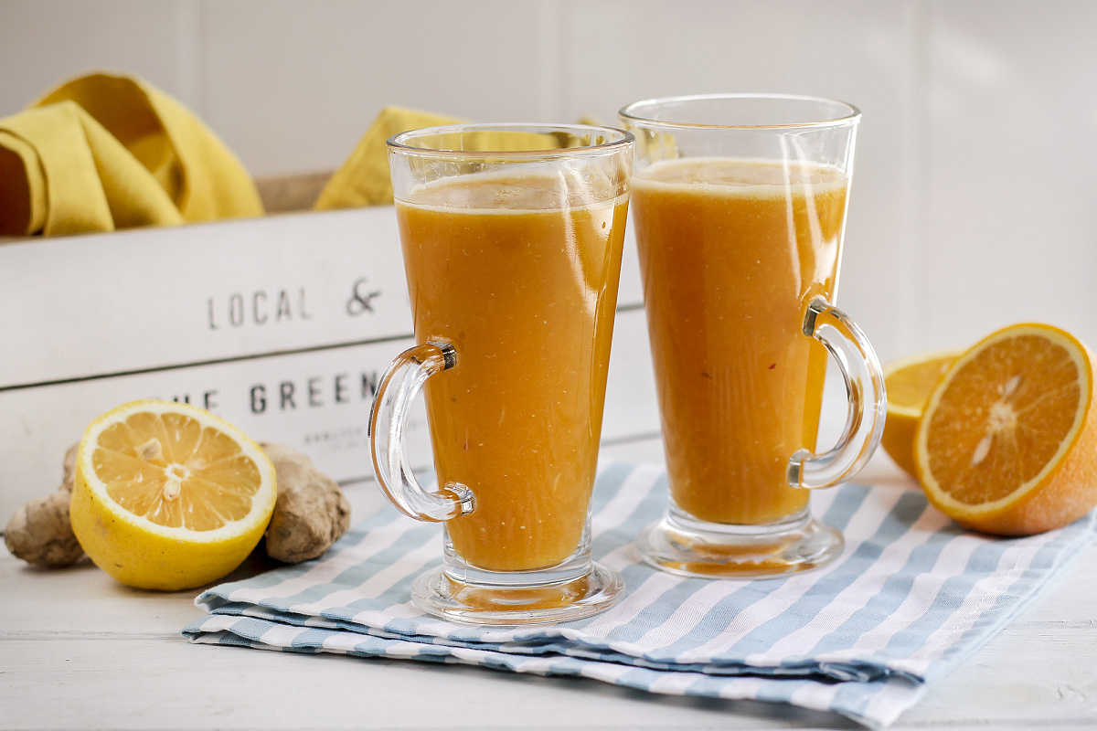 Морковный смузи (яркий витаминный заряд)