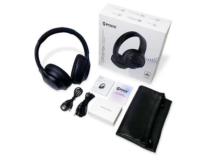 накладные наушники CaseGuru CGPods Max Black