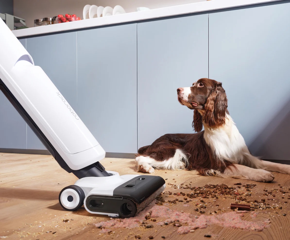 моющий вертикальный пылесос Roborock, уборка дома