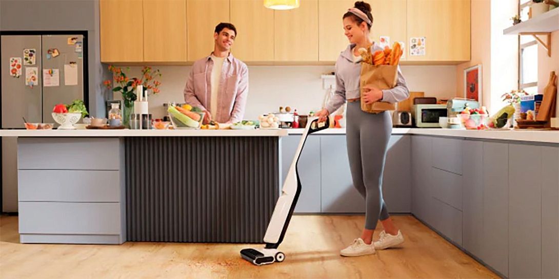 моющий вертикальный пылесос Roborock, уборка дома