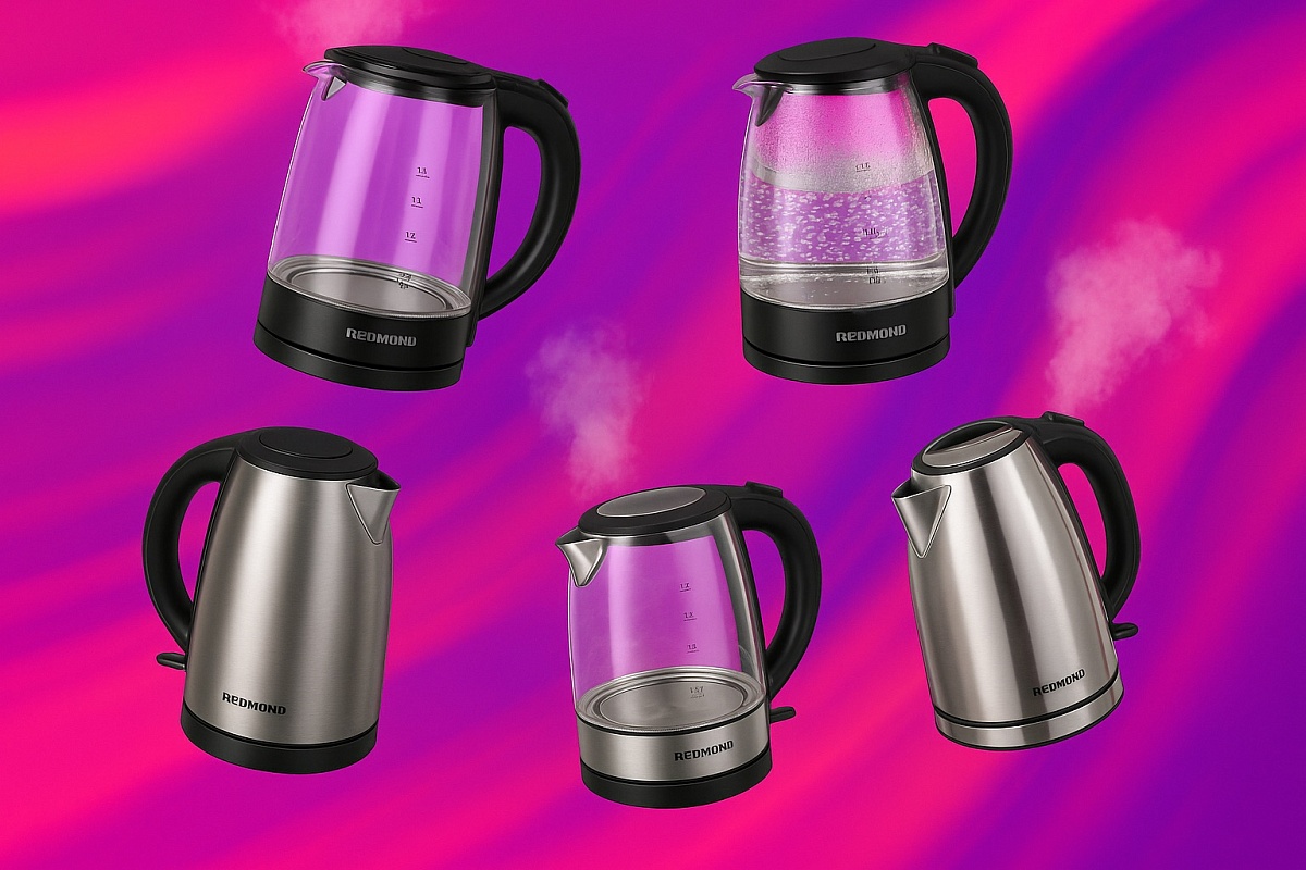 ТОП-5 лучших моделей чайников от Redmond